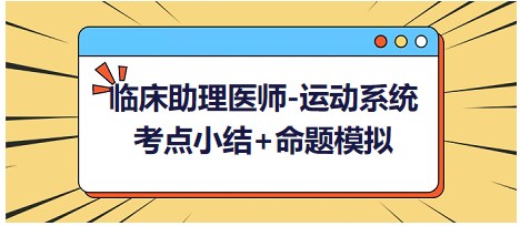 【運動系統(tǒng)】考點小結(jié)+命題模擬